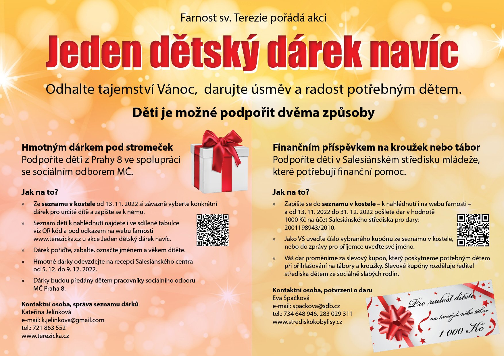 Letáky na akce