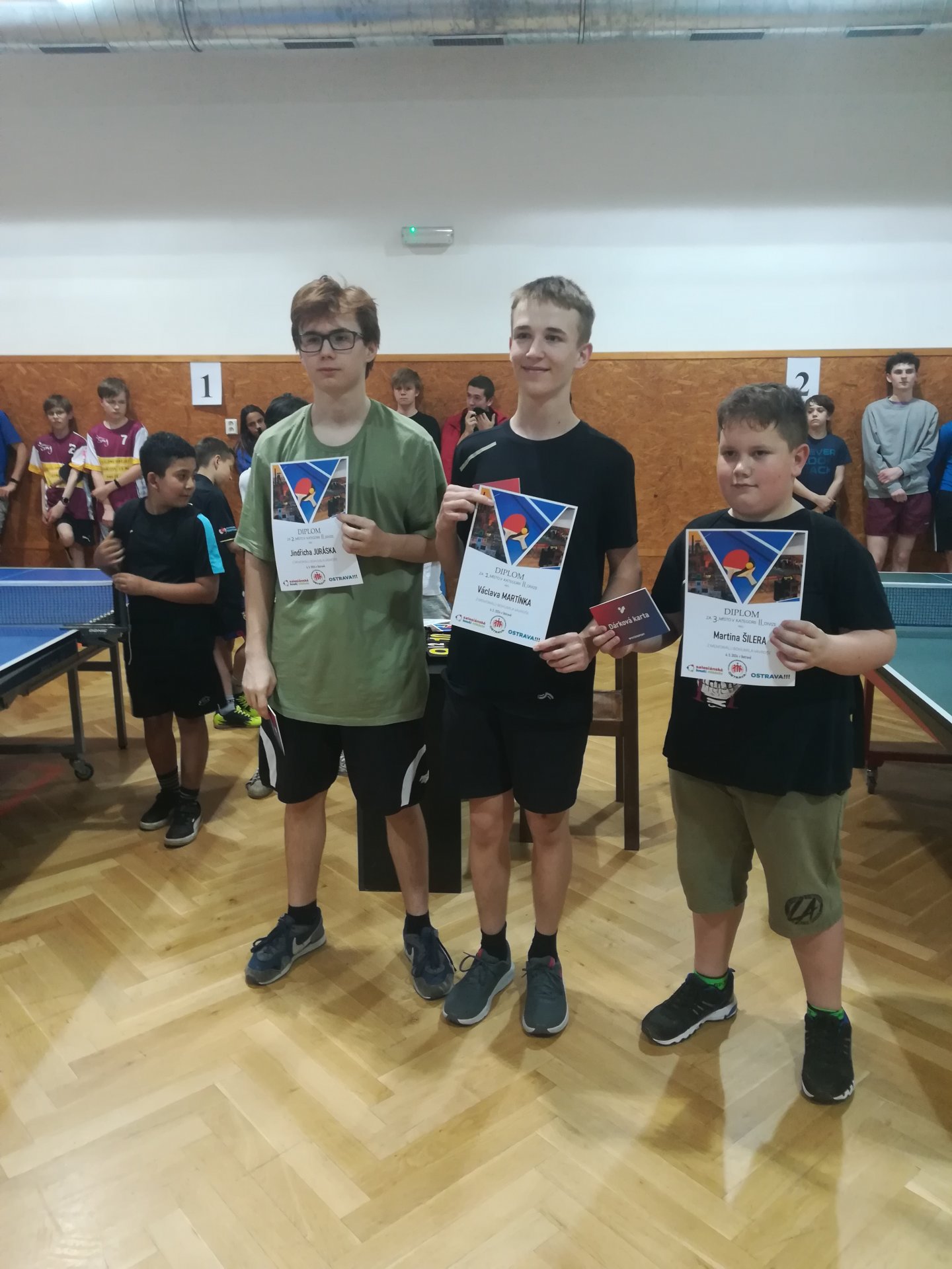 2. bodovací turnaj ve stolním tenisu v Ostravě